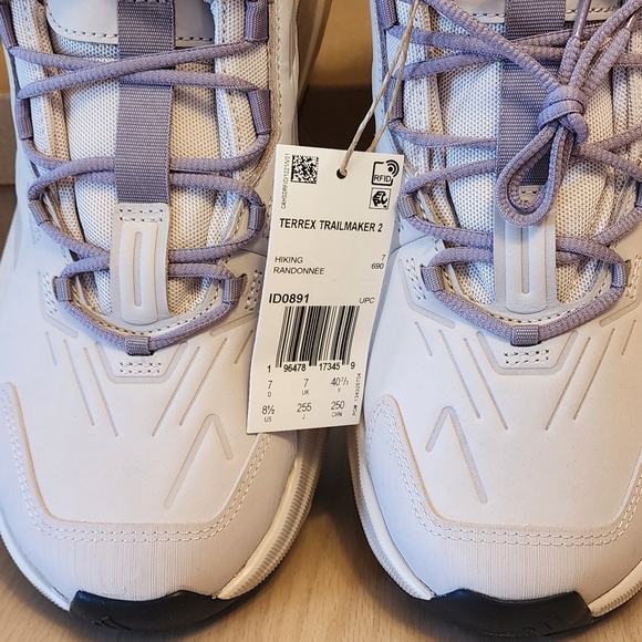 Adidas Leather Hiking Shoes Womens Size 8.5 - Picture 4 of 6